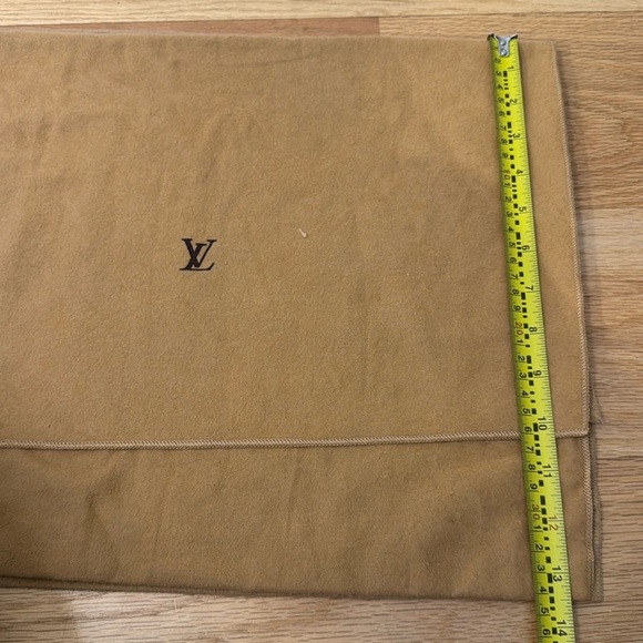 Authentic Louis Vuitton dust bag measures 13.5” H x  17.5” W - Picture 3 of 3